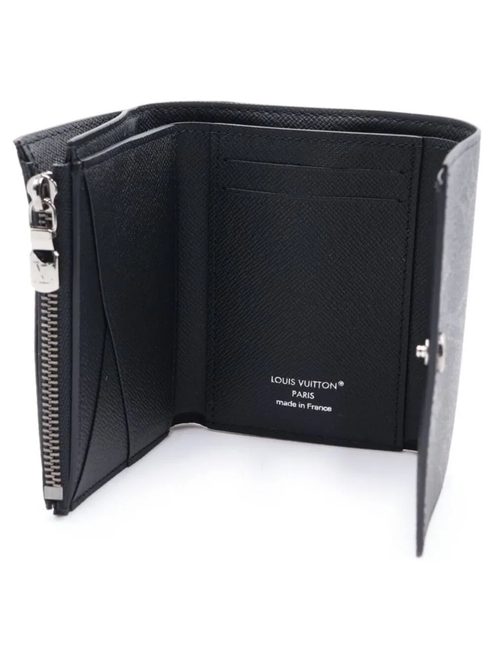 Louis Vuitton Monogram Eclipse Victor Wallet Leather Black